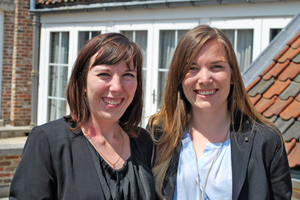  Das Ecodesign-Team bei EPEE: Vanessa Chesnot (links) und Hannah Herscheid 