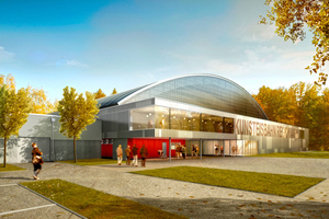  Das regionale Eissportzentrum im Schweizer Mittelland wird als erstes Eissportzentrum der Schweiz nach Minergie-Standard saniert.  