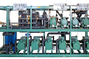  Bild 4: Transkritisches R744-Booster-System mit Verdichtern von Bitzer  