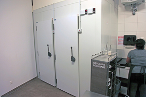  Kühlräume zur Normalkühlung mit "Flatline"- Verdampfern von Roller – gesteuert mit "AKO CAMCtrl"-Regelung 