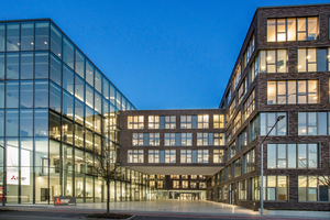  <div class="bildtitel">Der Neubau der Mitsubishi Electric-Firmenzentrale in Ratingen</div> 