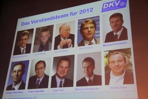  Das DKV-Vorstandsteam 2012 