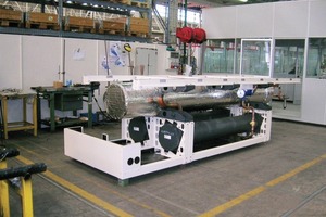  Die Kaltwassersätze vom Typ „SWS“, die im Interimsgebäude der Deutschen Börse AG zum Einsatz kommen, wurden im Airwell-Werk in Barlassina, Italien, gefertigt 
