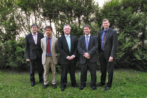  Der neue AREA-Vorstand (v.l.): Philippe Roy, Marco Buoni, Peter Bachmann, Graeme Fox und Per Jonasson 