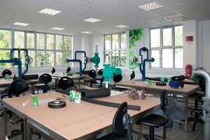  Das neue Armacell-Training-Center: großzügige Arbeitsplätze in mo­dernen Räumlichkeiten 