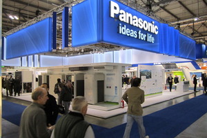  Panasonic-Messestand auf der Mostra Convegno 