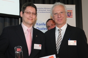 Professor Dr. Udo Steffens und ESaK-Student Michael Freiherr 