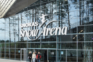  Eingang zur SNORAS Snow Arena     