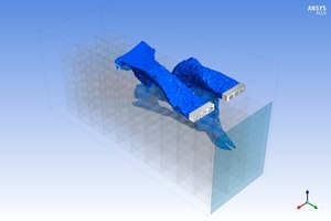  Temperaturverteilung ISO-Volumendarstellung (t = 3,5 °C) 