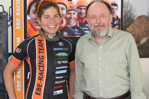  Elisabeth Brandau mit Gerhard Gregor, compact Kältetechnik (Sponsor des EBE Racing Teams)  