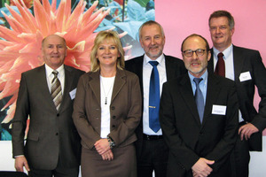 Der Vorstand des Forschungsrats Kältetechnik: Roland Handschuh, Monika Witt, Dr. Harald Kaiser, Axel Kriegsmann, Felix Flohr  