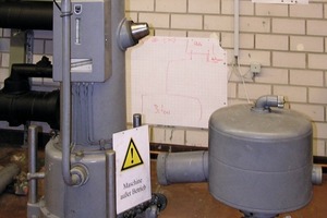  Die Restaurierung dieser 50 Jahre alten Kaltgas-Kühlmaschine wurde von Studenten der ESaK restauriert - das Projekt wurde von der BFS/ESaK-Stiftung gefördert 