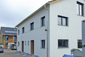  Das Luftverteilsystem für die kontrollierte Wohnraumlüftungfür kam in vier neu gebauten Einfamilienhäusern in München zum EInsatz. 
