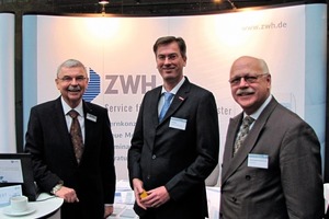  v. l. n. r.: Hermann Röder (Geschäftsführer der ZWH), Dirk Palige (ZDH) und Roland Schreiber-Sichelschmidt (Deutsche Post AG)<br /> 
