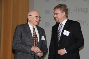  40 Jahre im DKV: Prof. Dr. Klaus Langheinecke (links)  