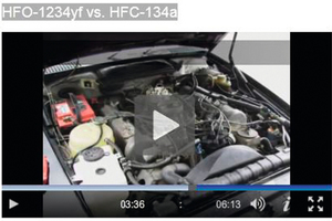  Screenshot aus einem Video, das auch einen Vergleich von HFO-1234yf mit HFC-134a und anderen Substanzen enthält (www.1234fakten.de/ressourcen) 