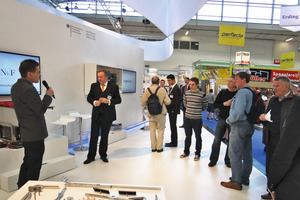  Der Prototyp, zur Chillventa 2010 in Nürnberg als „Eyecatcher“ für den Messestand der NKF entwickelt, wurde auch in München von den Besuchern mit Interesse begutachtet.  