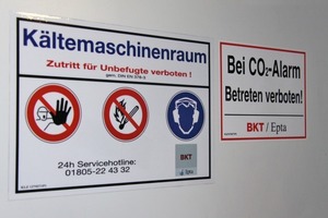  Warnhinweise für evtl. CO2-Alarm 