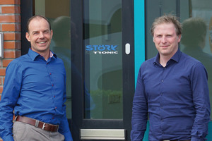  Egon van Trier (rechts im Bild) Geschäftsführer von Störk-Tronic NL B.V. und Peter van Vooren (links im Bild) Technischer Vertriebsinnendienst 
