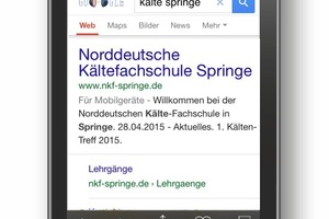  Google kennzeichnet mobilfreundliche Webseiten eindeutig und priorisiert sie in den Ergebnisrangfolgen. 