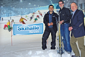  v.l.n.r.: Muhittin Bayhoca (Pistentechnik, allrounder mountain resort GmbH), Thorsten Nagel (Pressereferent, allrounder mountain resort GmbH), Matthias Weckesser (Geschäftsführer, Kramer GmbH) 