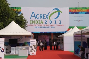  Messeimpression von der ACREX India 