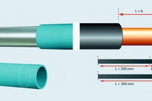  Abbildung 5: Bei „Lückenschließungen“ wird ein Passstück aus „Armaflex“ unter Druck eingebaut, das als Dehnfuge wirkt 