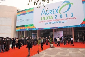  Feierliche Eröffnung der ACREX India am 24. Februar 2011 in Delhi 