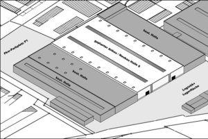  Schaubild der neuen Fertigungshalle 