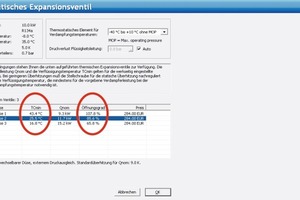  Bild 5: Auslegungsmodul für thermostatische Expansionsventile im GPC 