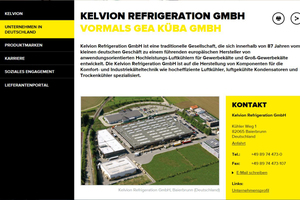  Das Standortfoto von Baierbrunn wird wohl nicht mehr lange auf der Kelvion-Homepage zu sehen sein (Quelle: www.kelvion.com) 