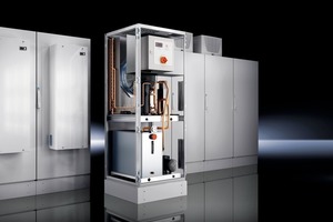  Der „TopTherm Chiller“ ist eine modular aufgebaute Rückkühlanlage, die in einem „Standard-TS 8“-Schaltschrank von Rittal aufgebaut ist 