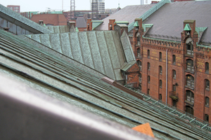  Blick aus dem Kühlturm über die Hamburger Speicherstadt 