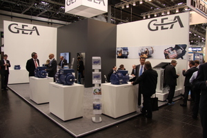  Messestand von GEA 