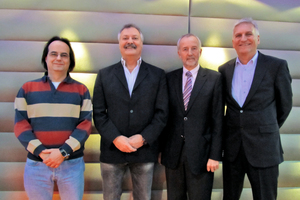  Dr. Matthias Schmitt, Wolfgang Zaremski, Dr. Harald Kaiser und Norbert Hengsterman (v.l.n.r.) 