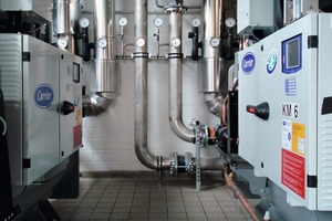  Die Kälteanlage muss in der Lage sein, verschiedene Temperaturanforderungen im Werk möglichst energieeffizient abzudecken – von -2 °C beim Vergießen der Schokolade bis zu 20 °C in den Produktionshallen 